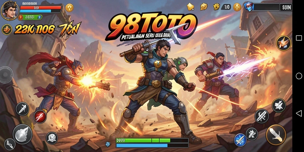Tampilan gameplay menarik dari 98TOTO yang penuh aksi.