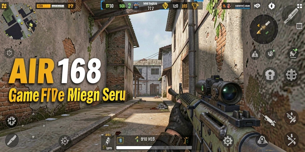 Tampilan gameplay <strong>AIR168</strong> yang memukau dan seru saat pertempuran.