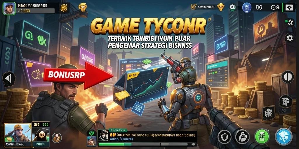 Tampilan menarik gameplay BONUSRP yang menantang dan strategis.