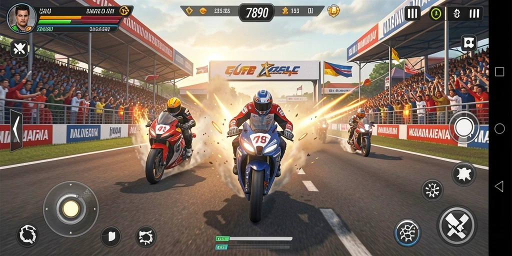 Tampilan gameplay <strong>C7890</strong> yang intens dan memikat.