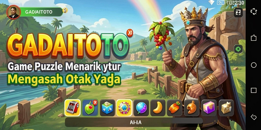 Tampilan menakjubkan dari gameplay Puzzle GADAITOTO.