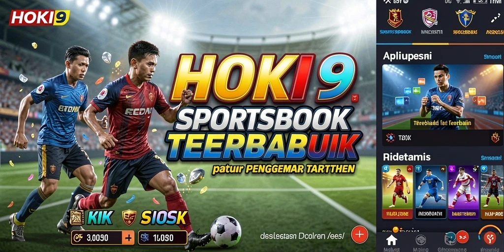 Tampilan gameplay Sportsbook HOKI9 yang menarik dan interaktif.