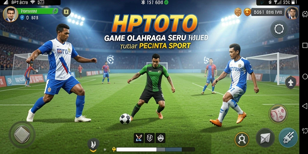 Gameplay HPTOTO yang penuh aksi dengan berbagai mode olahraga.