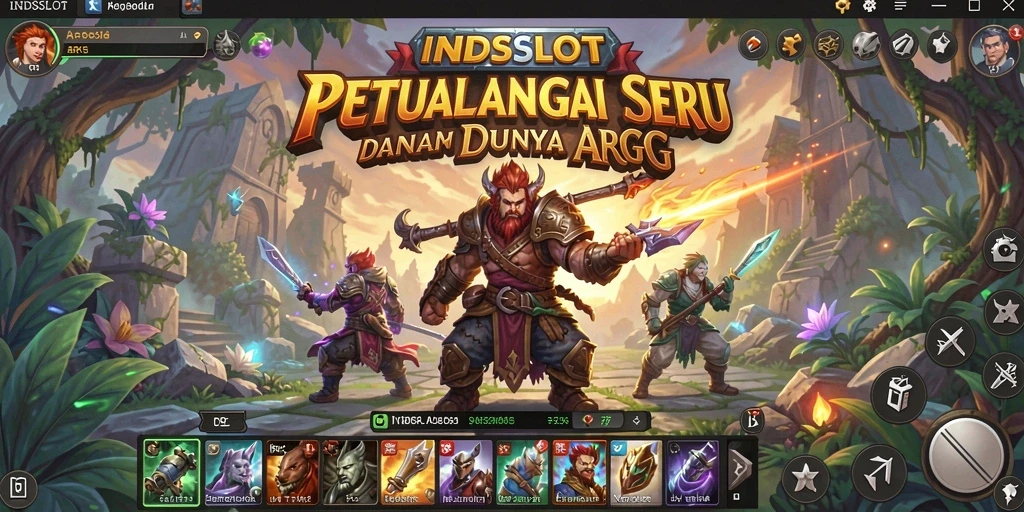 Tampilan seru gameplay ARPG yang menarik di INDSLOT.