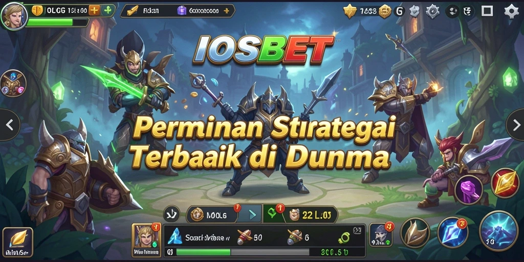 Screenshot gameplay <strong>IOSBET</strong> menunjukkan pertempuran strategis yang mendebarkan.