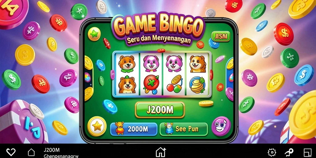 Screenshot gameplay Bingo yang menarik dan seru di J200M.
