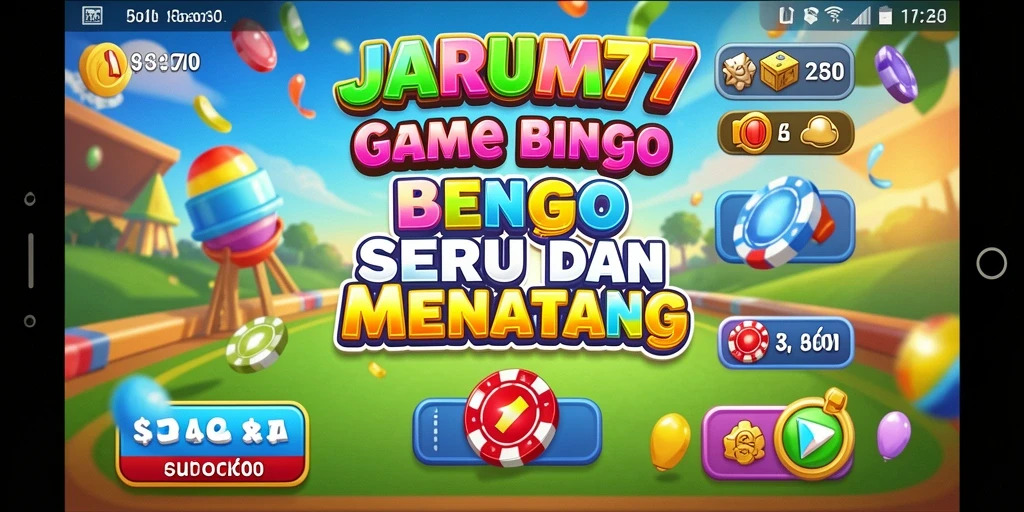 Tampilan utama gameplay JARUM77 yang seru dan interaktif.