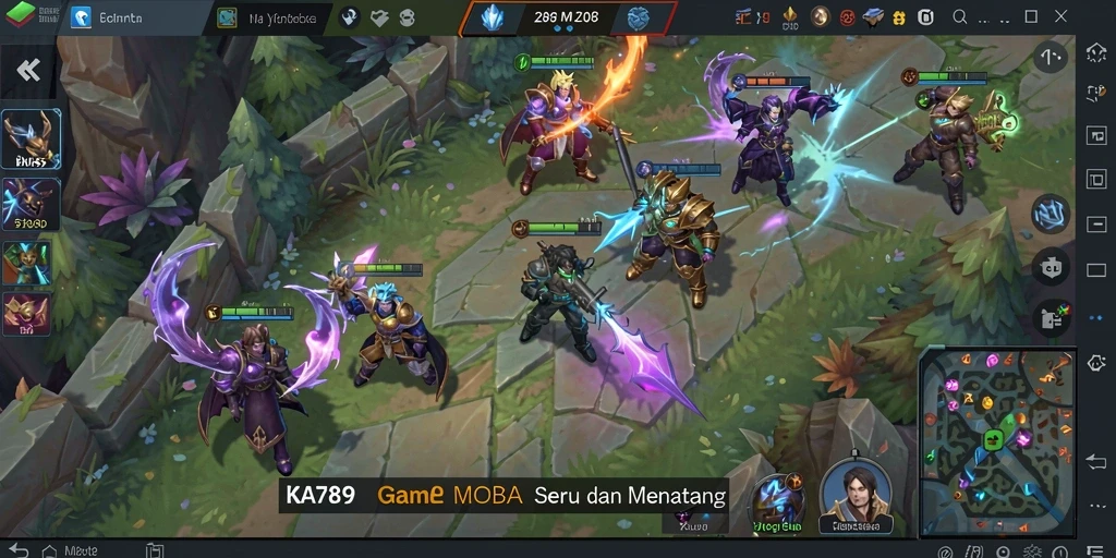 Tampilan gameplay MOBA yang menarik dari KA789.