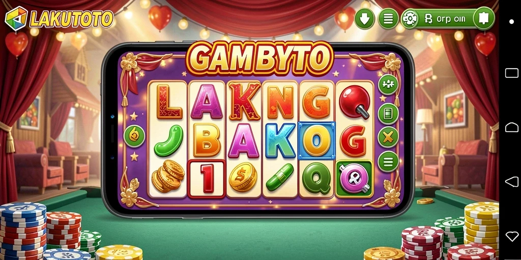 Screenshot gameplay LAKUTOTO yang menampilkan suasana Bingo yang menyenangkan.