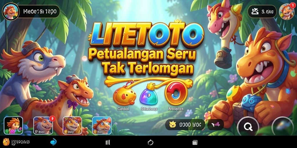 Tangkapan layar gameplay LITETOTO menunjukkan momen petualangan yang mendebarkan.