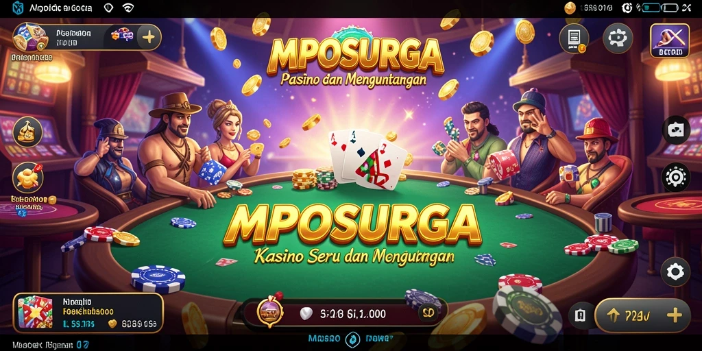 Tampilan screenshot game <strong>MPOSURGA</strong> menampilkan keseruan permainan Kasino yang interaktif.