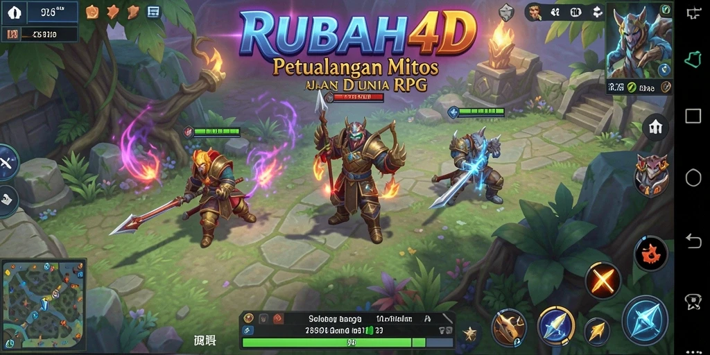 Tampilan menarik dari gameplay RPG RUBAH4D yang memikat.