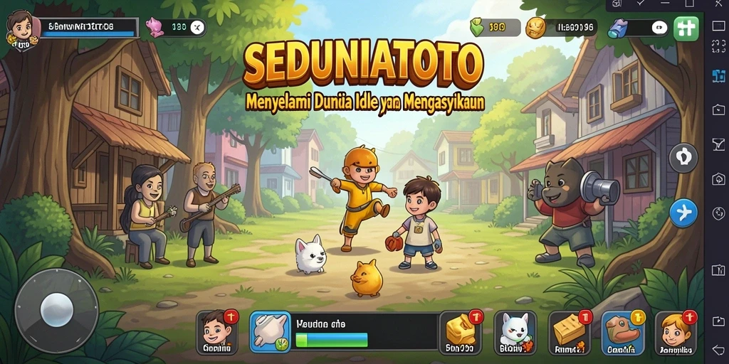 Tampilan gameplay SEDUNIATOTO yang menarik dan mengasyikkan.