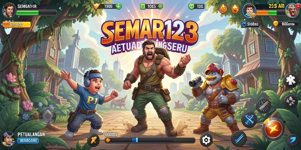 Tampilan gameplay seru dari SEMAR123 dengan aksi cepat dan tantangan menarik.