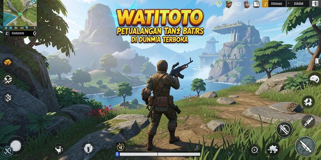 Tampilan gameplay WATITOTO dalam dunia Open World yang menakjubkan.